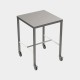 Mobile Stainless steel table with diamond centre tie bar Mobile Stainless steel table with diamond centre tie bar