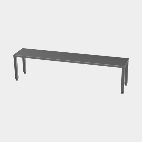 Seating/Step Over Bench with No Shelves