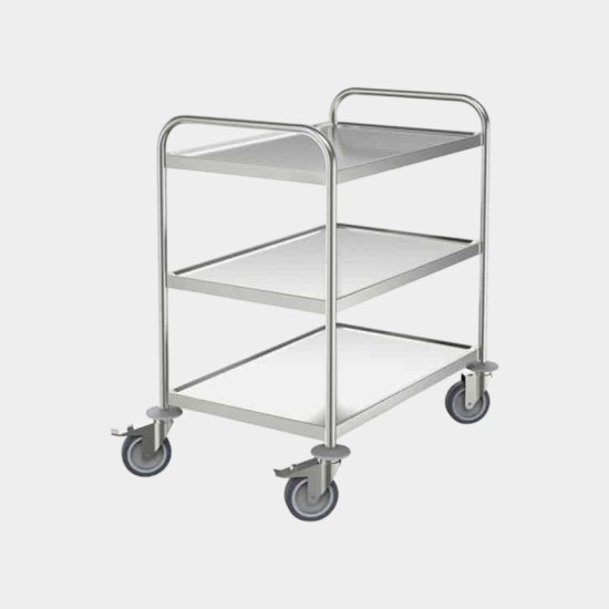 3 Tier Stainless Steel Trolley 3 Tier Stainless Steel Trolley
