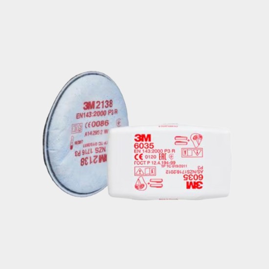 3M 2138 P3 R Particulate Filters x 2