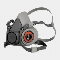 3M™ 6000 series reusable half face respirator mask, S
