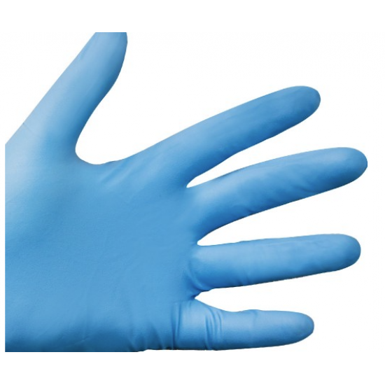 Long & Strong Nitrile Glove, Blue, 29cm, Small