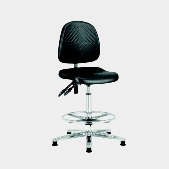 Deluxe PU High Cleanroom Chair Deluxe PU High Cleanroom Chair