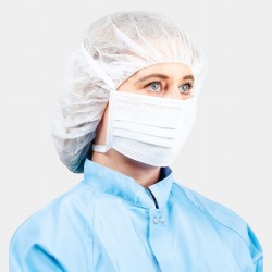 PureTex® Cleanroom Face Mask | 3-Ply | ISO 4+ | Head Ties