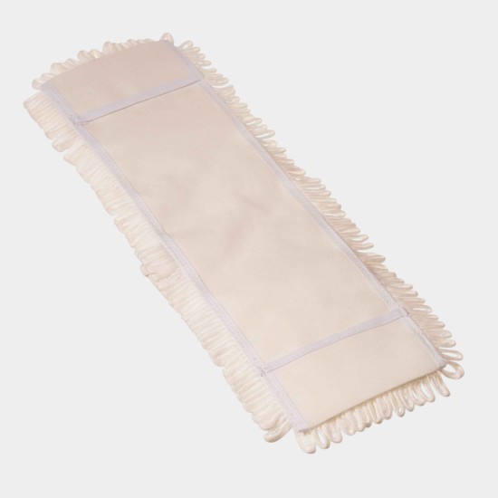 Flat Cleanroom Mop Head | Polyester Microfibre | ISO Class 4+