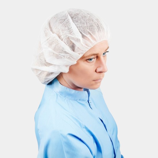 Large Bouffant Cap - 18gsm Non-Woven Polypropylene | 24" (Carton / 1000)