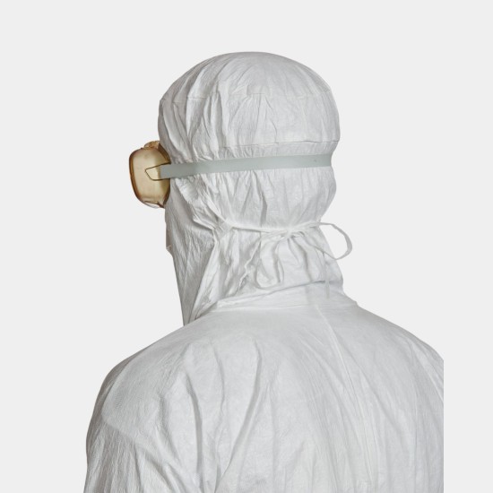 Tyvek® IsoClean® Clean-Processed & Sterile Hooded Coverall | ISO Class 5+ | Type 5-B / 6-B