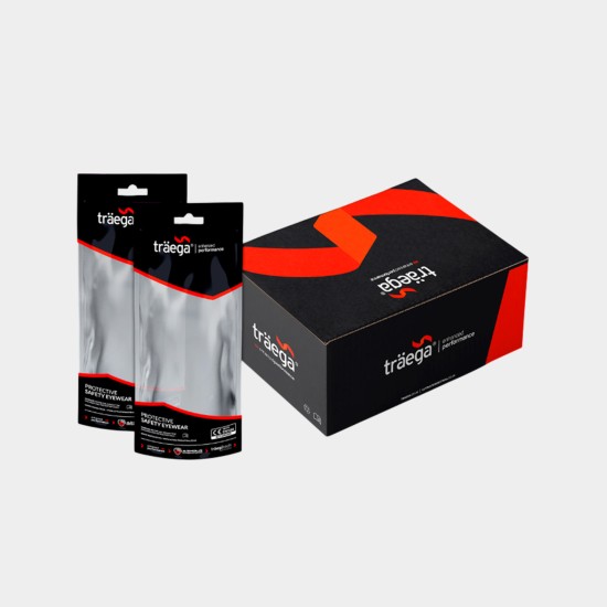 Luga™ Hybrid Safety Glasses | Goggle-Spec Design | Anti-Fog & Impact Protection