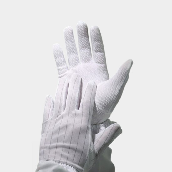 Antistatic Tricot, PU mini dot Gloves (Pack/10 Pairs) Antistatic Tricot, PU mini dot Gloves (Pack/10 Pairs)