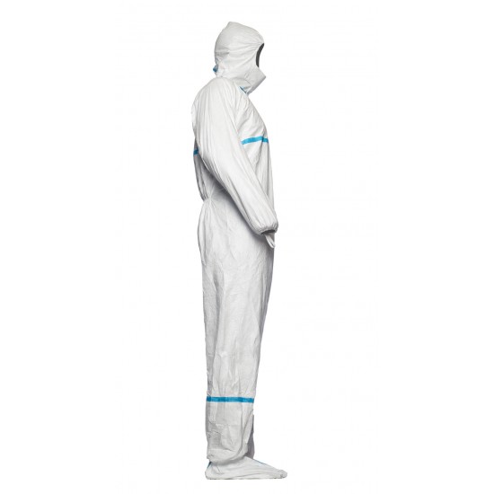 Tyvek® 600 Plus Coverall with socks, Size SM