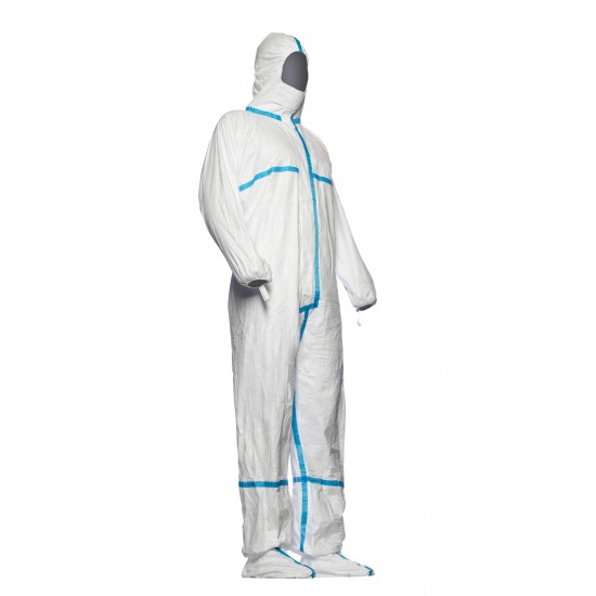 Tyvek® 600 Plus Coverall with socks, Size SM