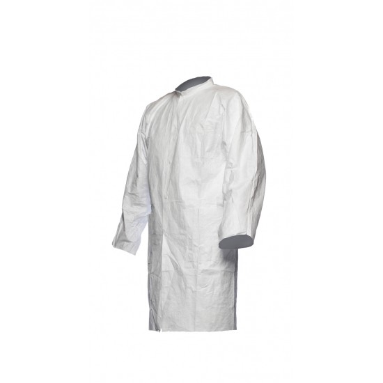 Tyvek® 500 Labcoat with press studs/pockets, Size MD