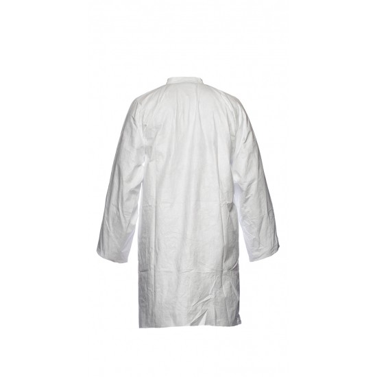 Tyvek® 500 Labcoat with press studs/pockets, Size MD