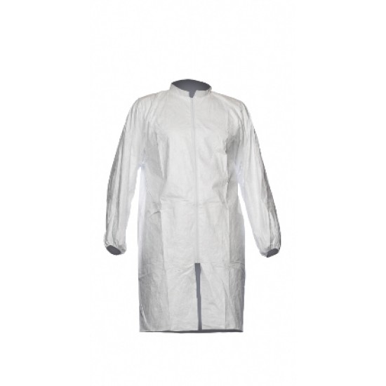 DuPont™ Tyvek® 500 Labcoat with Zipper, Size Small 