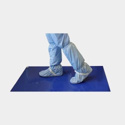 Cleanroom Tacky Mats | Water-Based Adhesive | Blue | 30 Layers | Pack / 8 Mats
