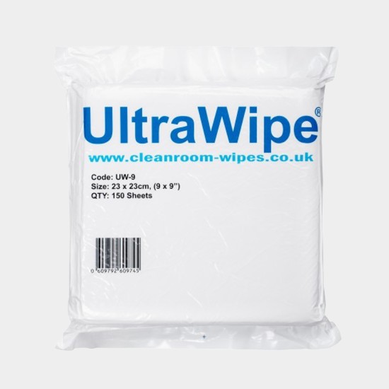 Ultrawipe Polyester Cleanroom Wiper | ISO Class 4+ | Available in 2 Sizes